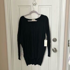 Dreamers black long sleeve semi-formal top